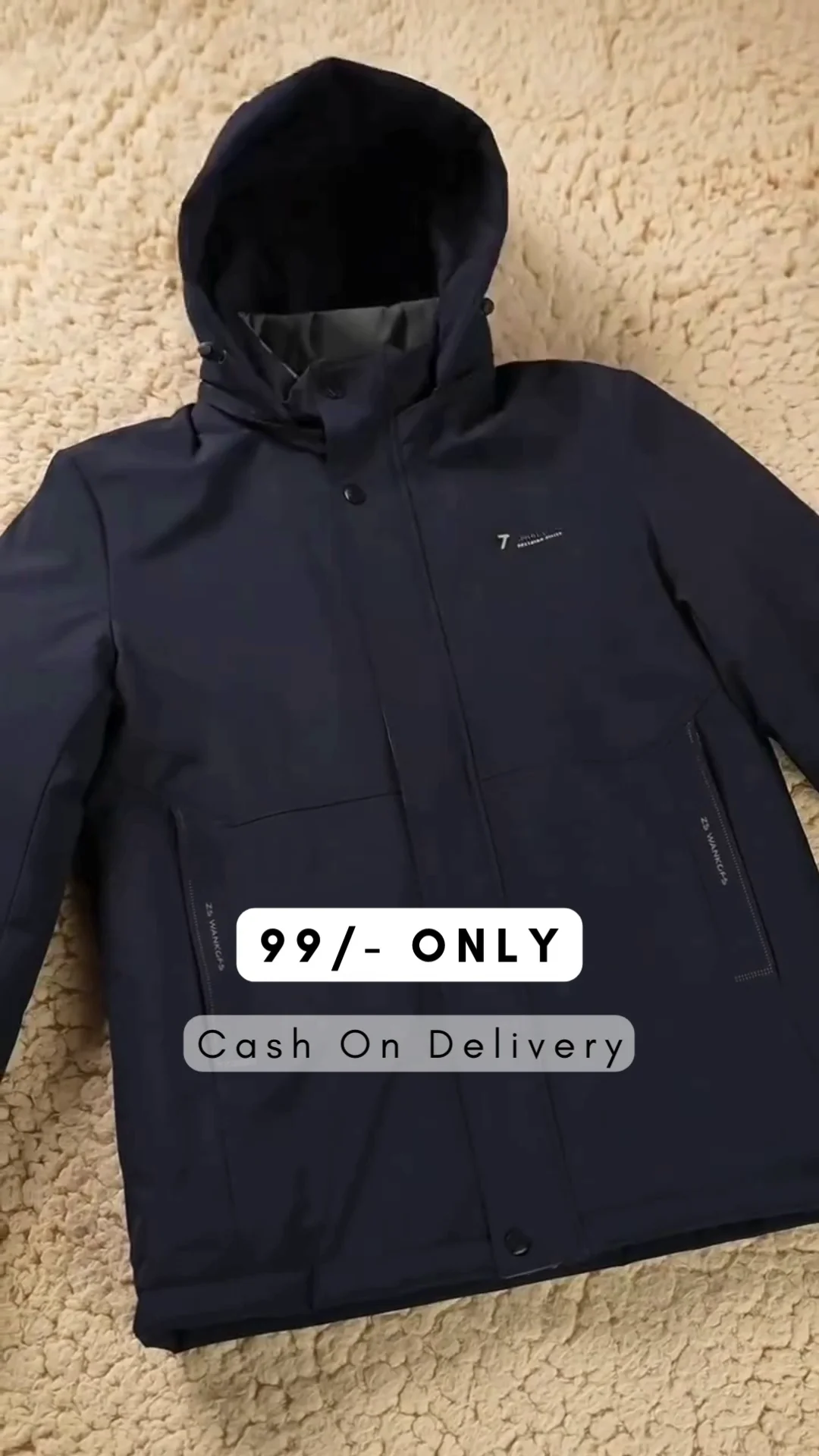 Men’s Regular Fit Fashionable Lightweight Winter Jacket – Trendy, Warm, and Perfect for Layering