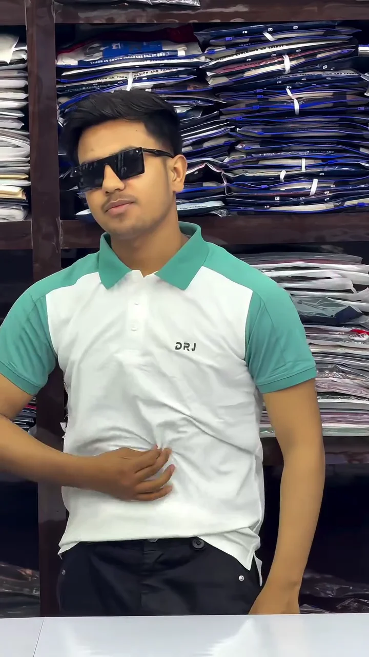 mens collar t shirt,Polo T Shirt For Men,Men Cotton Blend Regulor T Shirt,T Shirt For Men - Image 2