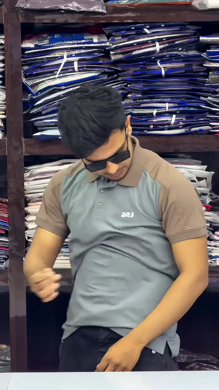 mens collar t shirt,Polo T Shirt For Men,Men Cotton Blend Regulor T Shirt,T Shirt For Men - Image 4